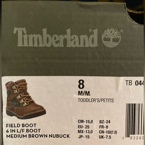 Timberland Toddler Field Boots 6in - Picture 8 of 8